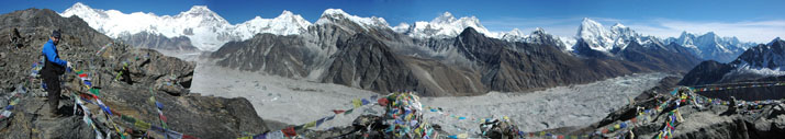 Panoramic view from GokyoRi